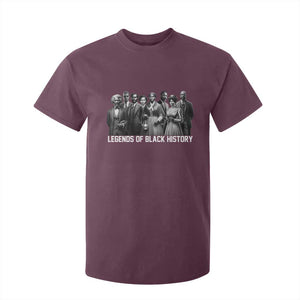 Legends of Black History T Shirt For Kid Civil Rights Leaders TS02 Maroon Print Your Wear
