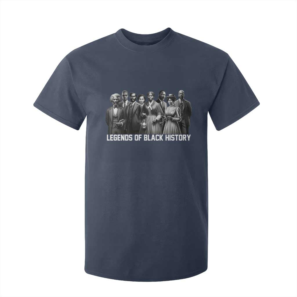 Legends of Black History T Shirt For Kid Civil Rights Leaders TS02 Navy Print Your Wear