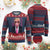 Funny Trump Bubble Gum Pink Knit Sweatshirt He Won 2024 We The People USA Betsy Ross Flag TS02 Burgundy Print Your Wear