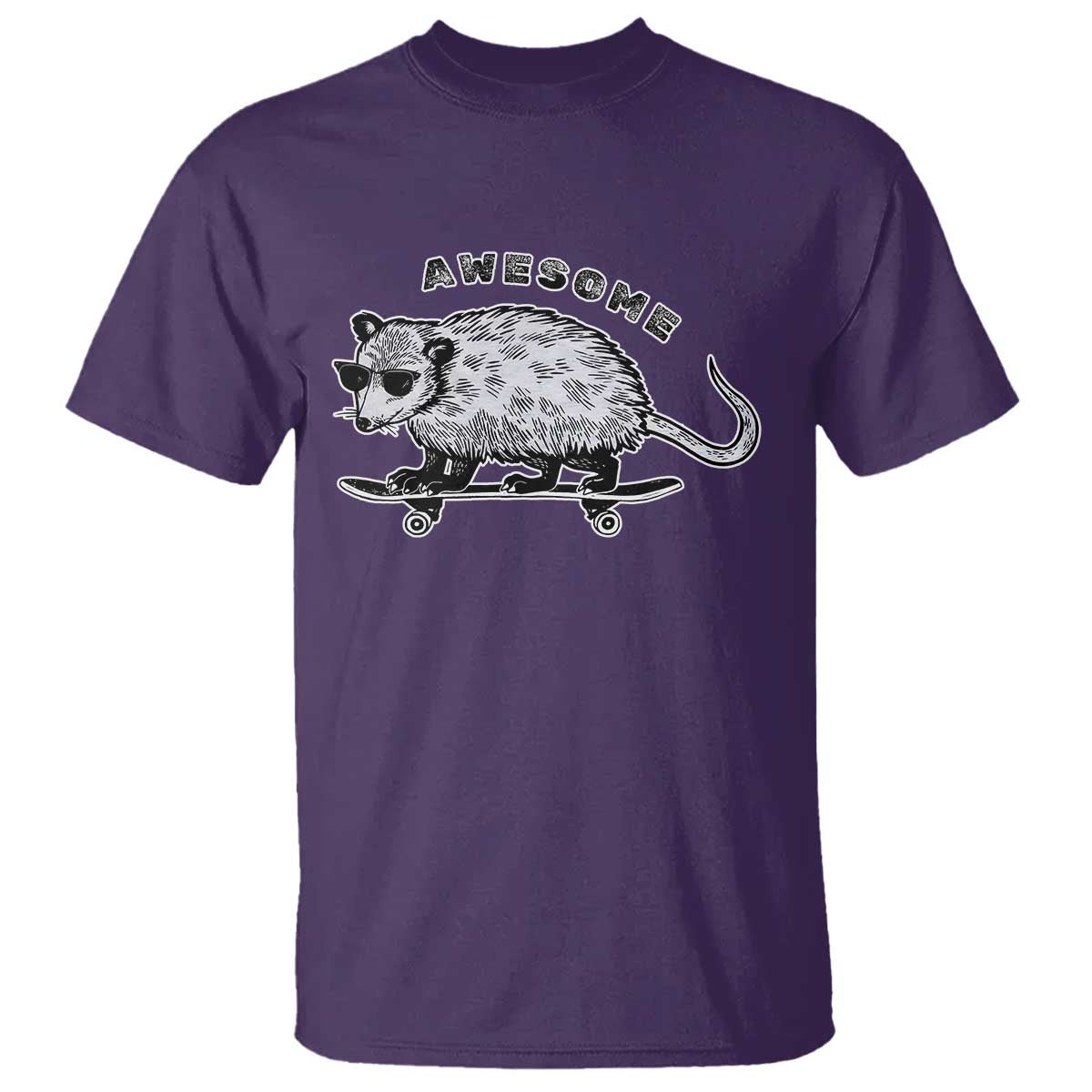 Funny Opossum Meme T Shirt Awesome Possum Cool 90s Retro Vintage Animal Lover TS02 Purple Print Your Wear