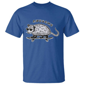 Funny Opossum Meme T Shirt Awesome Possum Cool 90s Retro Vintage Animal Lover TS02 Royal Blue Print Your Wear