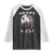 Funny Opossum Meme Raglan Shirt Adopt A Cat Possum Team Trash Vibes TS02 Black White Print Your Wear