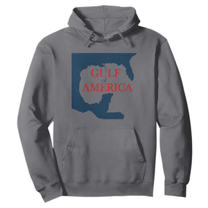 Trump America's Gulf Hoodie North America Map TS02 Charcoal Print Your Wear