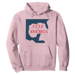 Trump America's Gulf Hoodie North America Map TS02 Light Pink Print Your Wear