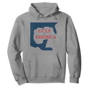Trump America's Gulf Hoodie North America Map TS02 Sport Gray Print Your Wear