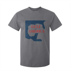 Trump America's Gulf T Shirt For Kid North America Map TS02 Charcoal Print Your Wear
