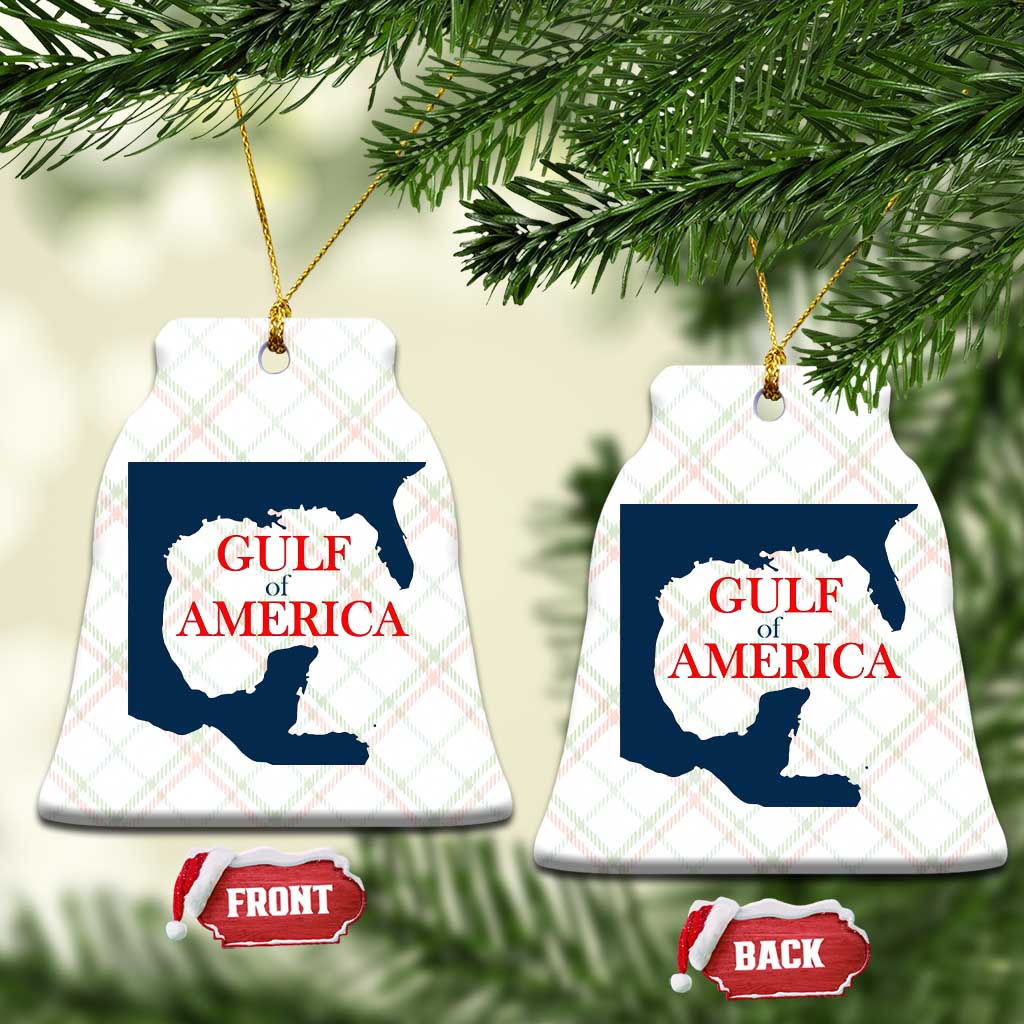 Trump America's Gulf Ceramic Ornament North America Map TS02 Print Your Wear