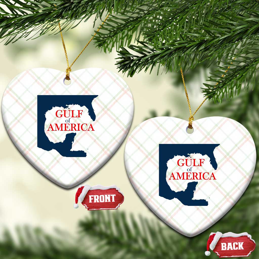Trump America's Gulf Ceramic Ornament North America Map TS02 Print Your Wear