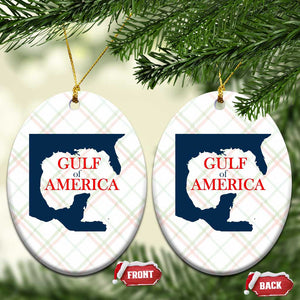 Trump America's Gulf Ceramic Ornament North America Map TS02 Print Your Wear