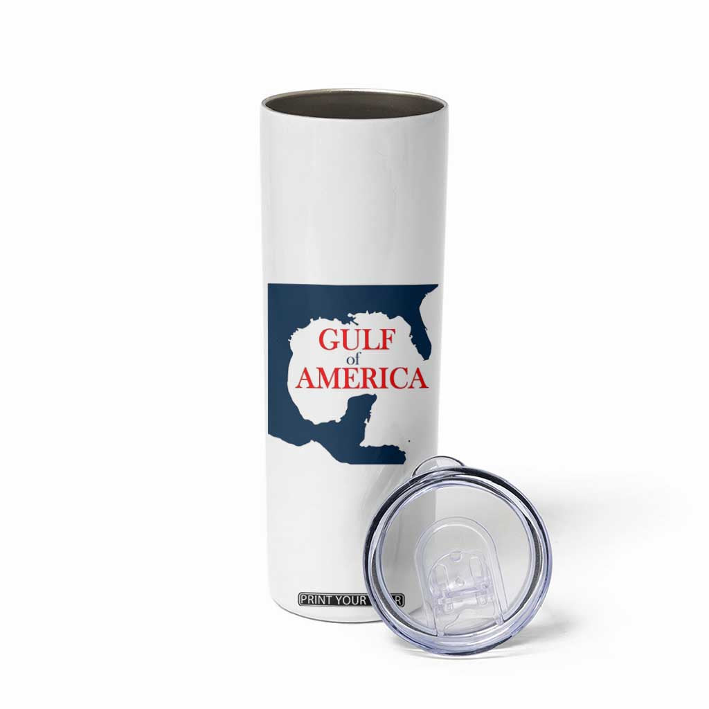 Trump America's Gulf Skinny Tumbler North America Map TS02 Print Your Wear