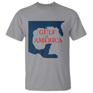 Trump America's Gulf T Shirt North America Map TS02 Sport Gray Print Your Wear