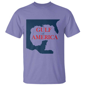 Trump America's Gulf T Shirt North America Map TS02 Violet Print Your Wear