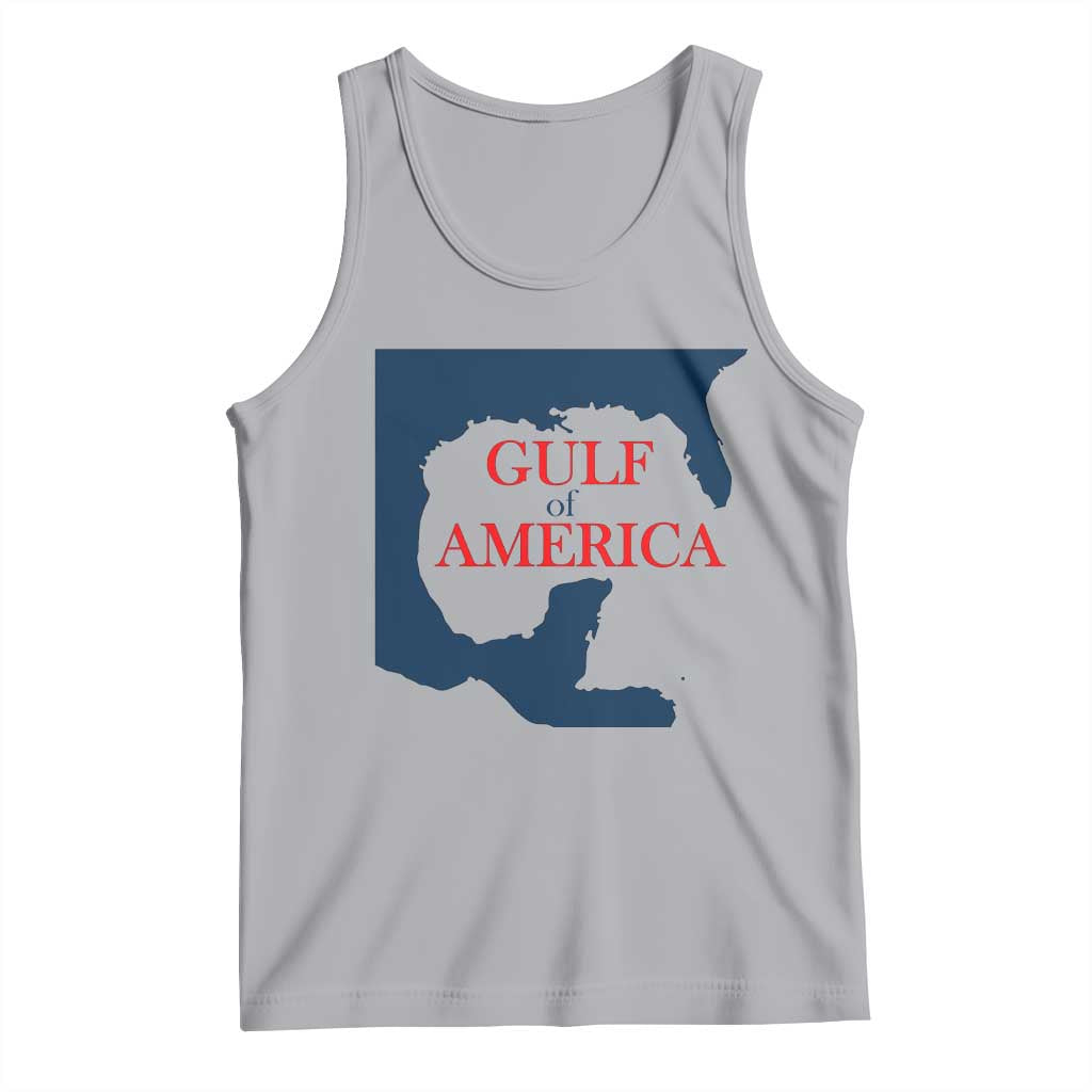 Trump America's Gulf Tank Top North America Map TS02 Athletic Heather Print Your Wear