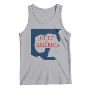 Trump America's Gulf Tank Top North America Map TS02 Athletic Heather Print Your Wear