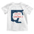 Trump America's Gulf Toddler T Shirt North America Map TS02 White Print Your Wear