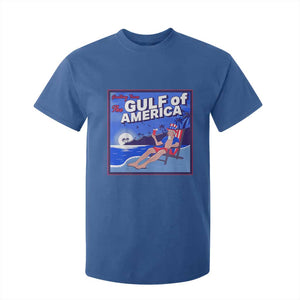 Trump America's Gulf T Shirt For Kid Greeting from the Patriot Uncle Sam TS02 Royal Blue Print Your Wear