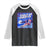Trump America's Gulf Raglan Shirt Greeting from the Patriot Uncle Sam TS02 Black White Print Your Wear