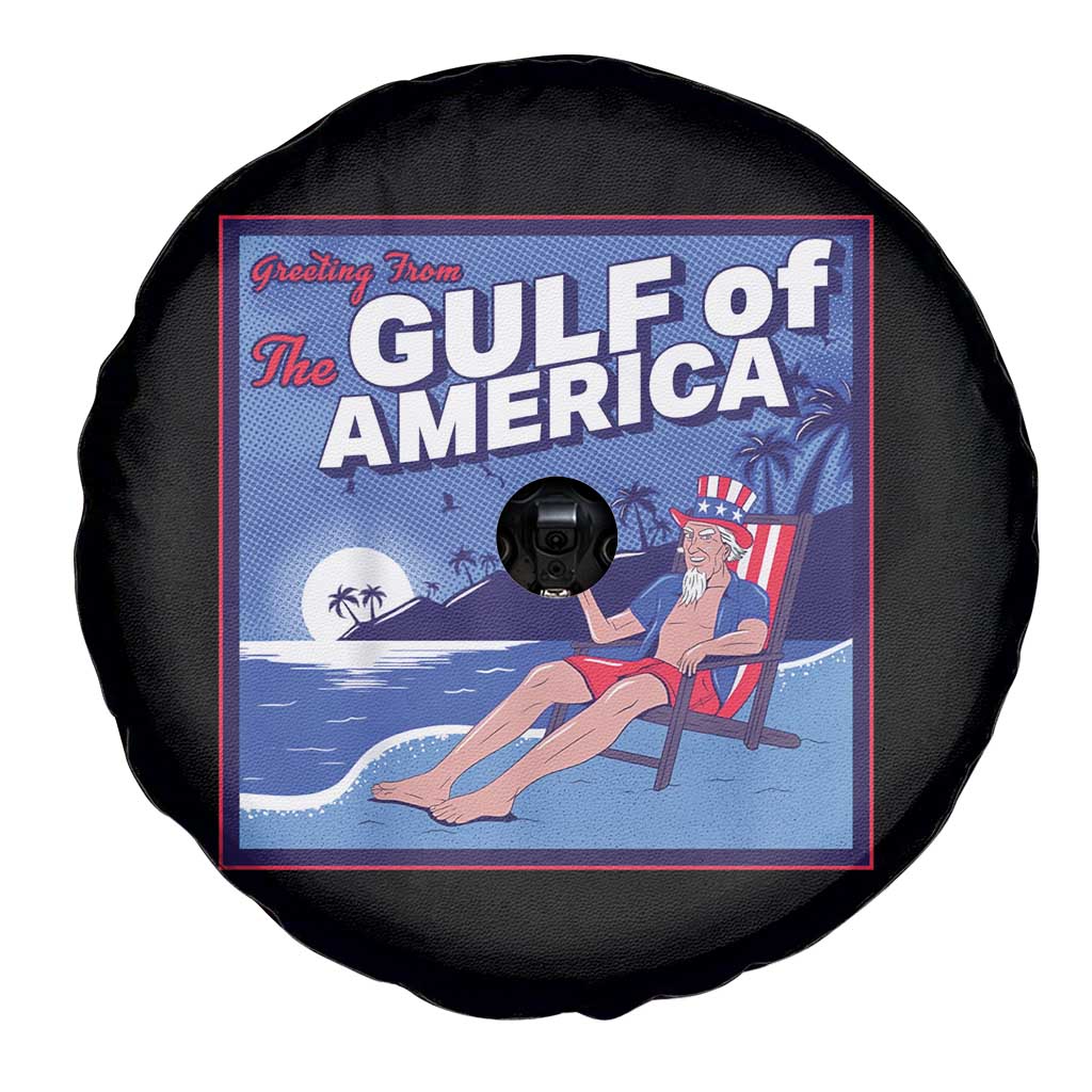 Trump America's Gulf Spare Tire Cover Greeting from the Patriot Uncle Sam TS02 Print Your Wear