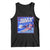 Trump America's Gulf Tank Top Greeting from the Patriot Uncle Sam TS02 Black Print Your Wear