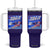 Trump America's Gulf Tumbler With Handle Greeting from the Patriot Uncle Sam TS02 One Size: 40 oz Royal Blue Print Your Wear