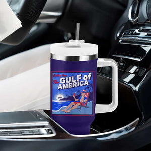 Trump America's Gulf Tumbler With Handle Greeting from the Patriot Uncle Sam TS02 Print Your Wear