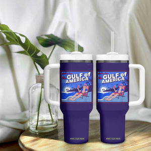 Trump America's Gulf Tumbler With Handle Greeting from the Patriot Uncle Sam TS02 Print Your Wear