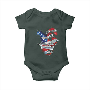 Trump America's Gulf Baby Onesie Northen America Map American Flag TS02 Print Your Wear