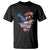 Trump America's Gulf T Shirt Northen America Map American Flag TS02 Black Print Your Wear
