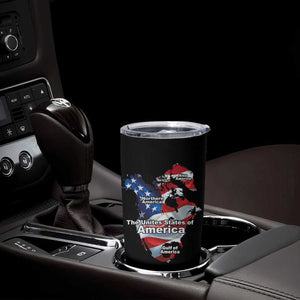 Trump America's Gulf Tumbler Cup Northen America Map American Flag TS02 Print Your Wear