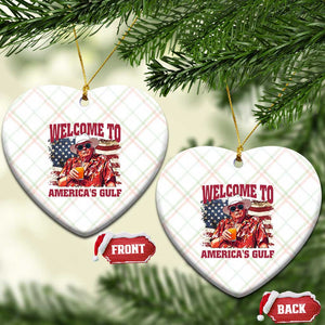 Trump Welcome To America's Gulf Ceramic Ornament US Flag TS02 Print Your Wear