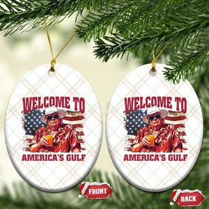 Trump Welcome To America's Gulf Ceramic Ornament US Flag TS02 Print Your Wear