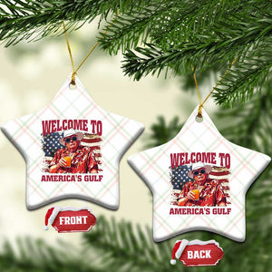 Trump Welcome To America's Gulf Ceramic Ornament US Flag TS02 Print Your Wear