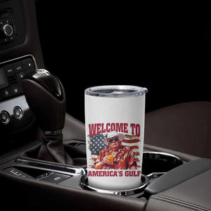 Trump Welcome To America's Gulf Tumbler Cup US Flag TS02 Print Your Wear
