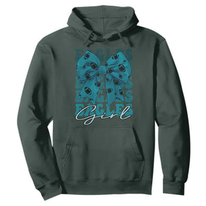 Eagle Girls Hoodie Midnight Green Coquette Bow Retro Vintage TS02 Dark Forest Green Print Your Wear