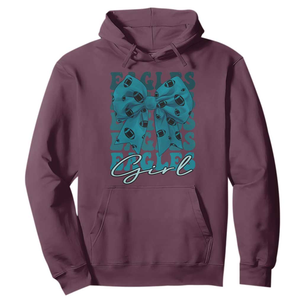 Eagle Girls Coquette Bow Retro Vintage Hoodie TS02 Maroon Print Your Wear