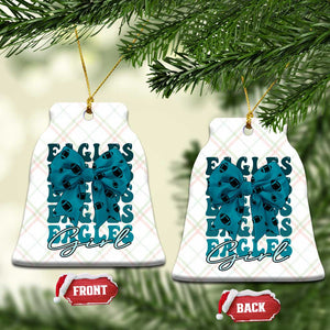 Eagle Girls Ceramic Ornament Midnight Green Coquette Bow Retro Vintage TS02 Print Your Wear