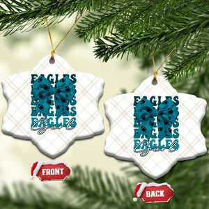 Eagle Girls Ceramic Ornament Midnight Green Coquette Bow Retro Vintage TS02 Print Your Wear