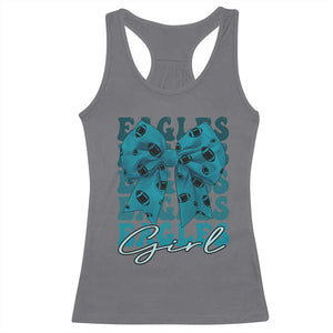 Eagle Girls Racerback Tank Top Midnight Green Coquette Bow Retro Vintage TS02 Charcoal Print Your Wear
