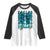 Eagle Girls Raglan Shirt Midnight Green Coquette Bow Retro Vintage TS02 White Black Print Your Wear