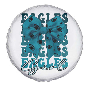 Eagle Girls Spare Tire Cover Midnight Green Coquette Bow Retro Vintage TS02 Print Your Wear