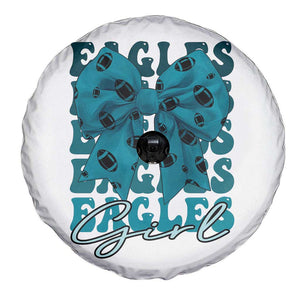 Eagle Girls Spare Tire Cover Midnight Green Coquette Bow Retro Vintage TS02 Print Your Wear