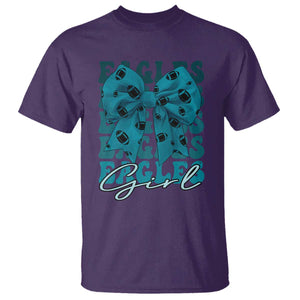 Eagle Girls T Shirt Midnight Green Coquette Bow Retro Vintage TS02 Purple Print Your Wear