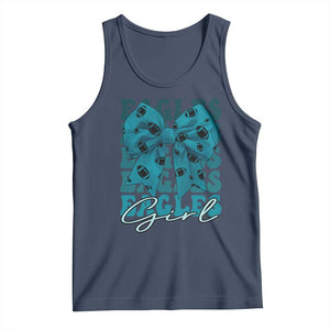 Eagle Girls Tank Top Midnight Green Coquette Bow Retro Vintage TS02 Navy Print Your Wear