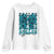 Eagle Girls Youth Sweatshirt Midnight Green Coquette Bow Retro Vintage TS02 White Print Your Wear