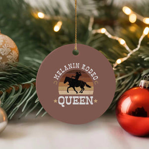 Melanin Rodeo Queen Ceramic Ornament Cowgirl Riding Horse African American Cowgirls Retro TS02 1pc Mocha Print Your Wear