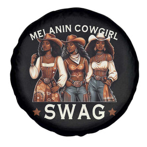Melanin Cowgirl Swag Spare Tire Cover Cool African American Cowgirls Black History TS02 Print Your Wear