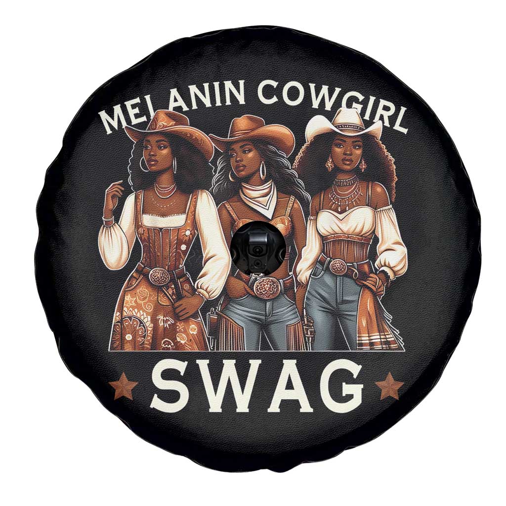 Melanin Cowgirl Swag Spare Tire Cover Cool African American Cowgirls Black History TS02 Print Your Wear