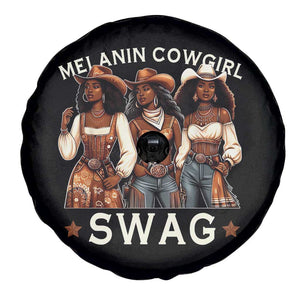Melanin Cowgirl Swag Spare Tire Cover Cool African American Cowgirls Black History TS02 Print Your Wear