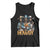Howdy Melanin Cowgirl Tank Top Retro Western Rodeo African American Women Black History TS02 Black Print Your Wear