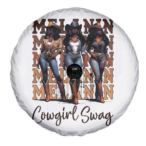 Melanin Cowgirl Swag Spare Tire Cover African American Cowgirls Black History Pride TS02 Print Your Wear